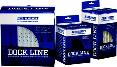 DOCK LINE DBL/BRD 3/8X10 BLACK